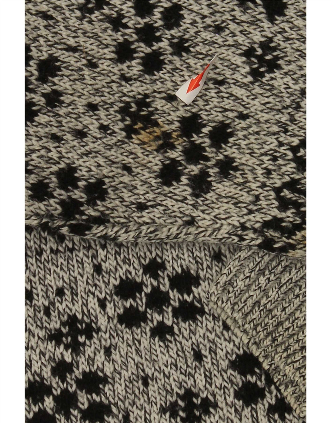 Cotton Republic Suéter De Cuello Redondo Para Hombre Gris Medio Fair Isle