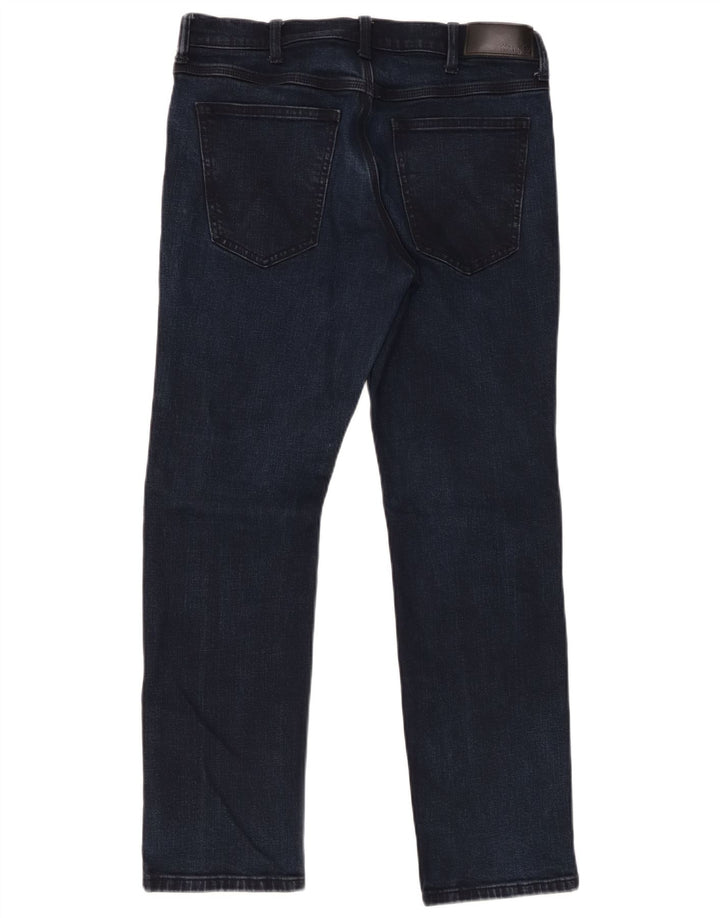 WRANGLER Vaqueros rectos regulares para hombre W32 L30 Algodón azul marino