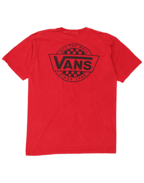 VANS Camiseta gráfica para hombre Top Medium Red Cotton