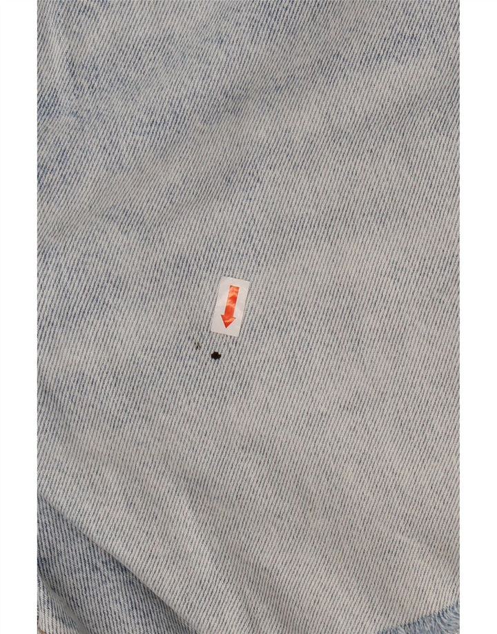 ZARA Shorts Vaqueros Mujer EU 46 2XL W36 Azul