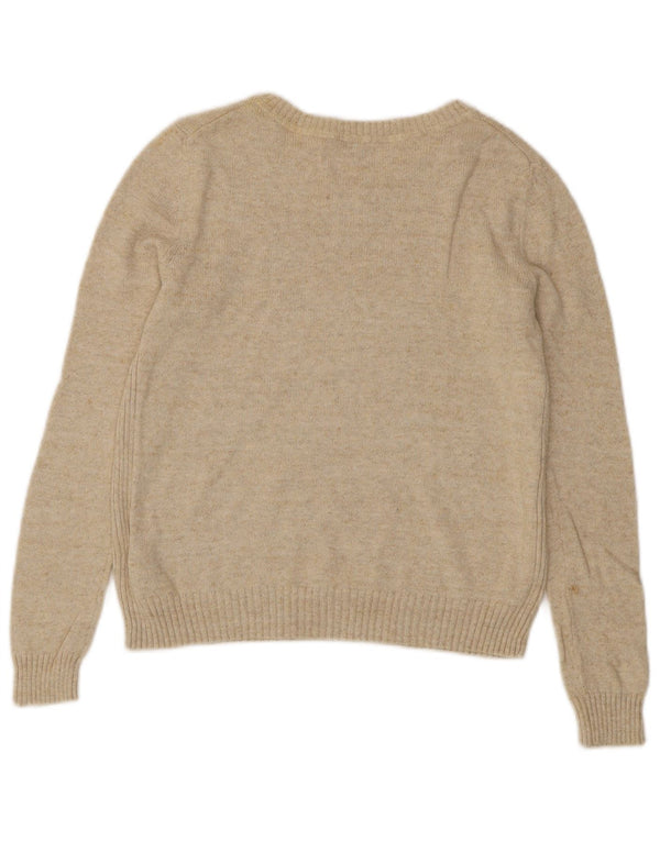 Gap Jersey con Cuello Barco para Mujer UK 6 XS Algodón Beige