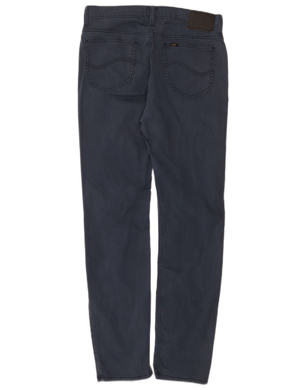 Lee Mens Rider Slim Fit Pantalones Casuales W33 L32 Algodón Azul