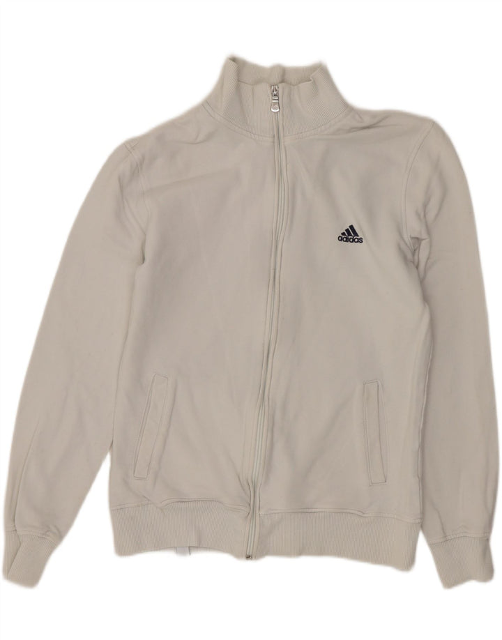 ADIDAS Chaqueta de chándal para hombre UK 36/38 Small White Cotton