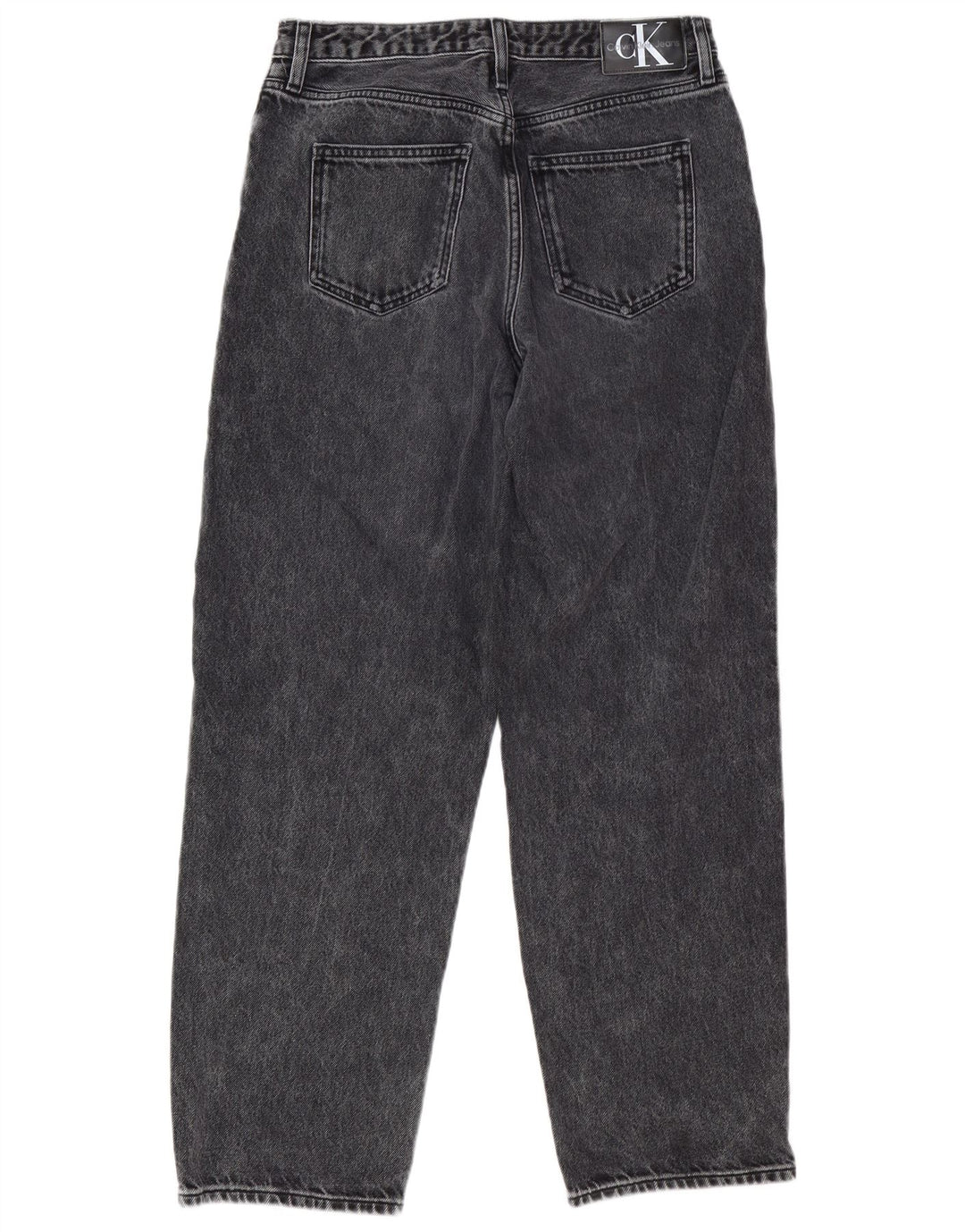 Vaqueros rectos Calvin Klein para mujer W29 L31 Gris
