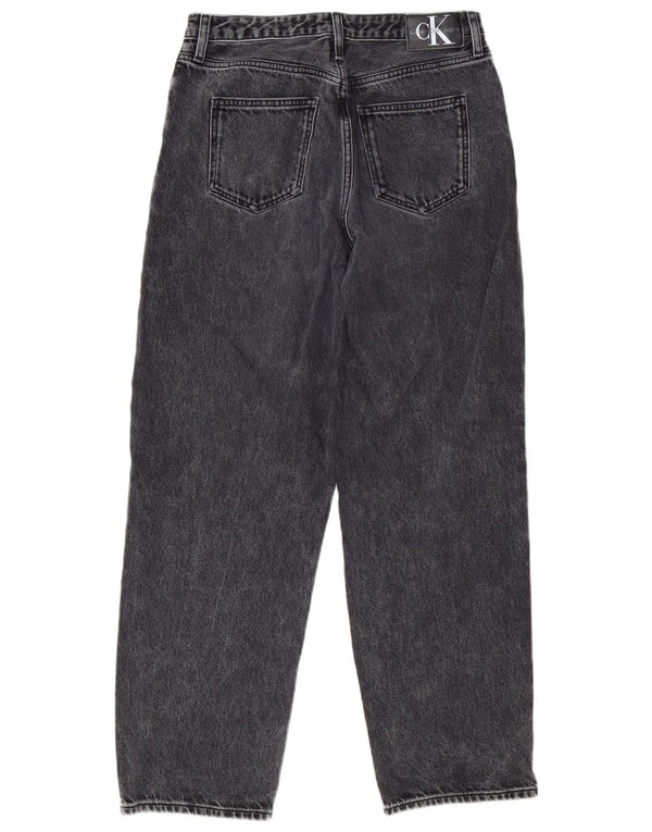 Vaqueros rectos Calvin Klein para mujer W29 L31 Gris