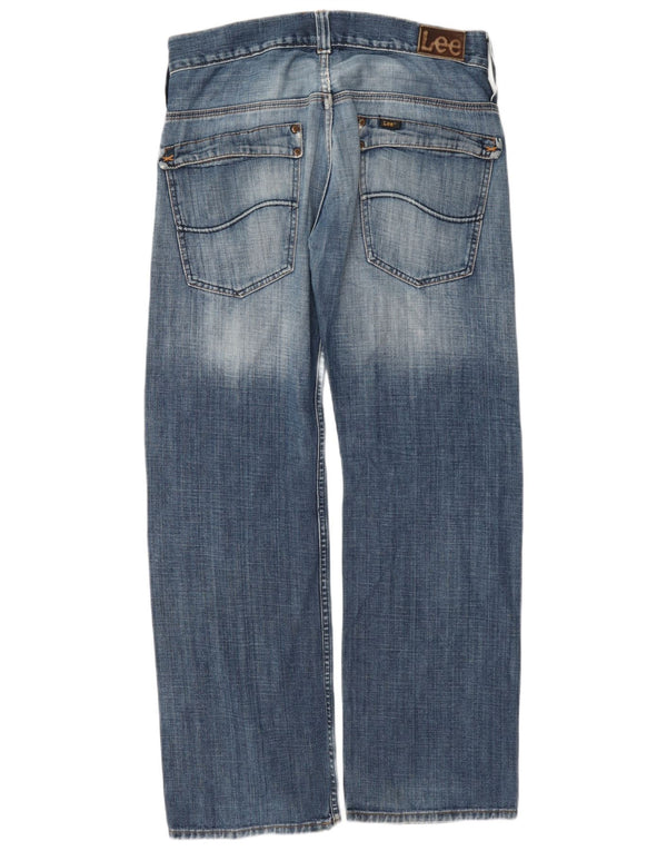 Lee Grant Watch Jeans de pierna ancha para hombre W30 L32 Algodón azul