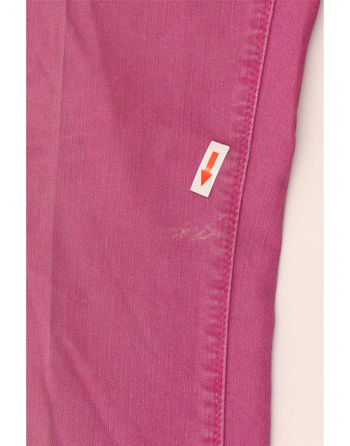 Vaqueros Trussardi Mujer Rectos W30 L30 Rosa Algodón