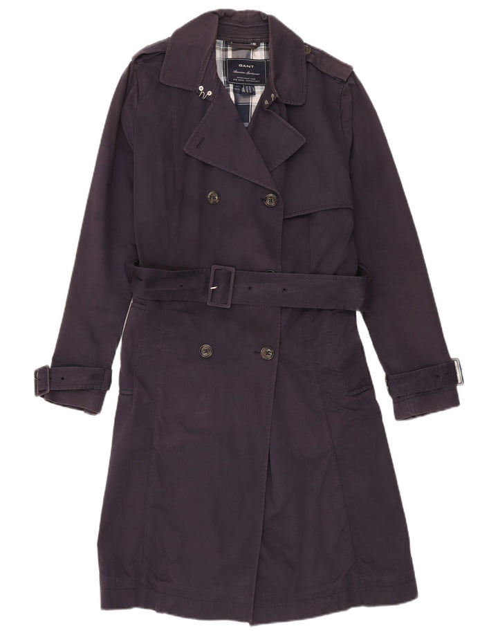 Gabardina Gant para mujer UK 44 Algodón azul marino mediano