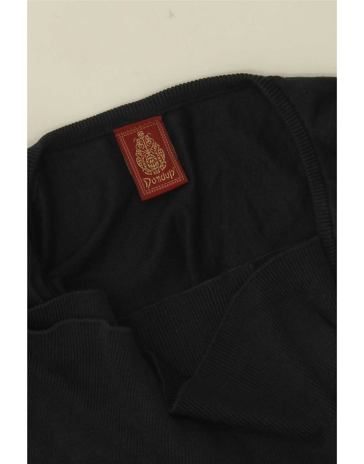 Dondup Suéter con Cuello en V para Mujer UK 10 Small Black
