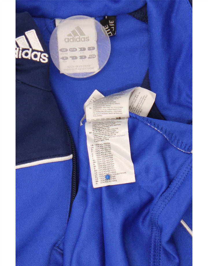 Adidas Mens Climalite Jersey Chándal Top UK 38/40 Azul Medio