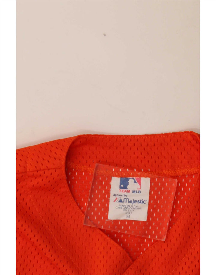 Majestic Camiseta de tirantes con gráfico Mets para niño 13-14 años Poliéster naranja medio