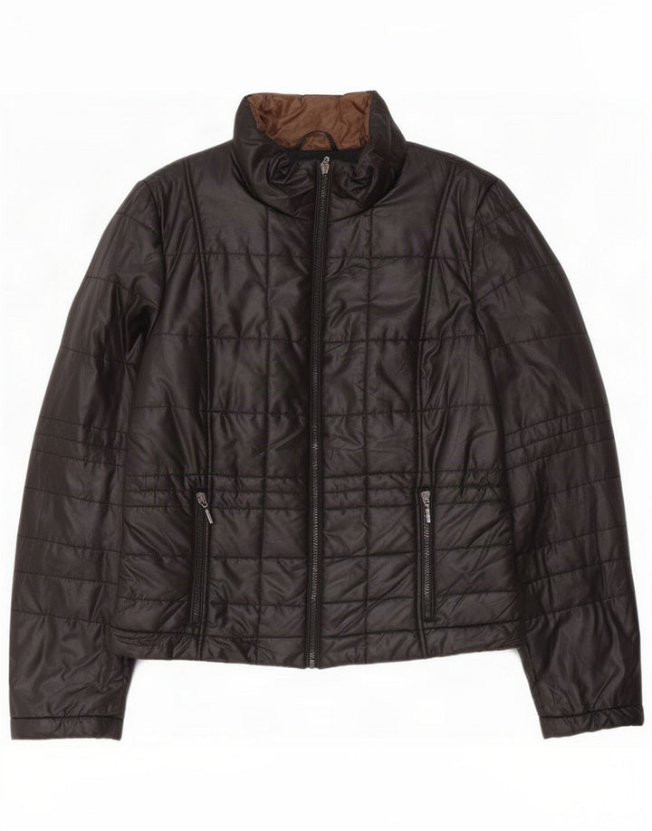 Chaqueta acolchada Respira para mujer Geox UK 44 Large Black Poliéster
