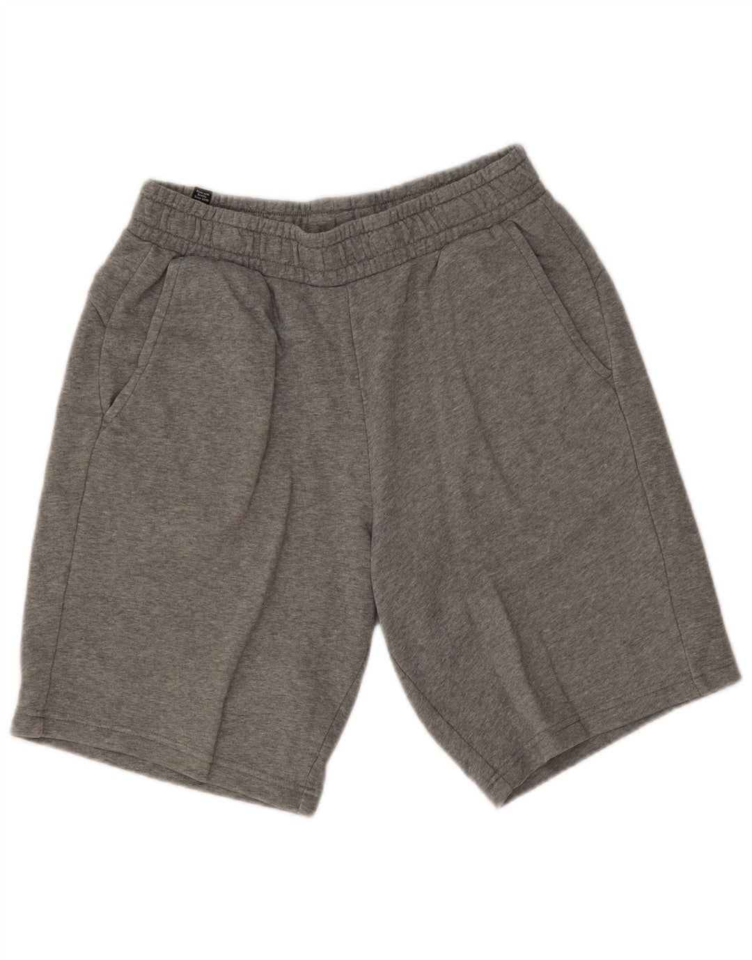 Pantalones cortos deportivos Puma para hombre de algodón gris medio
