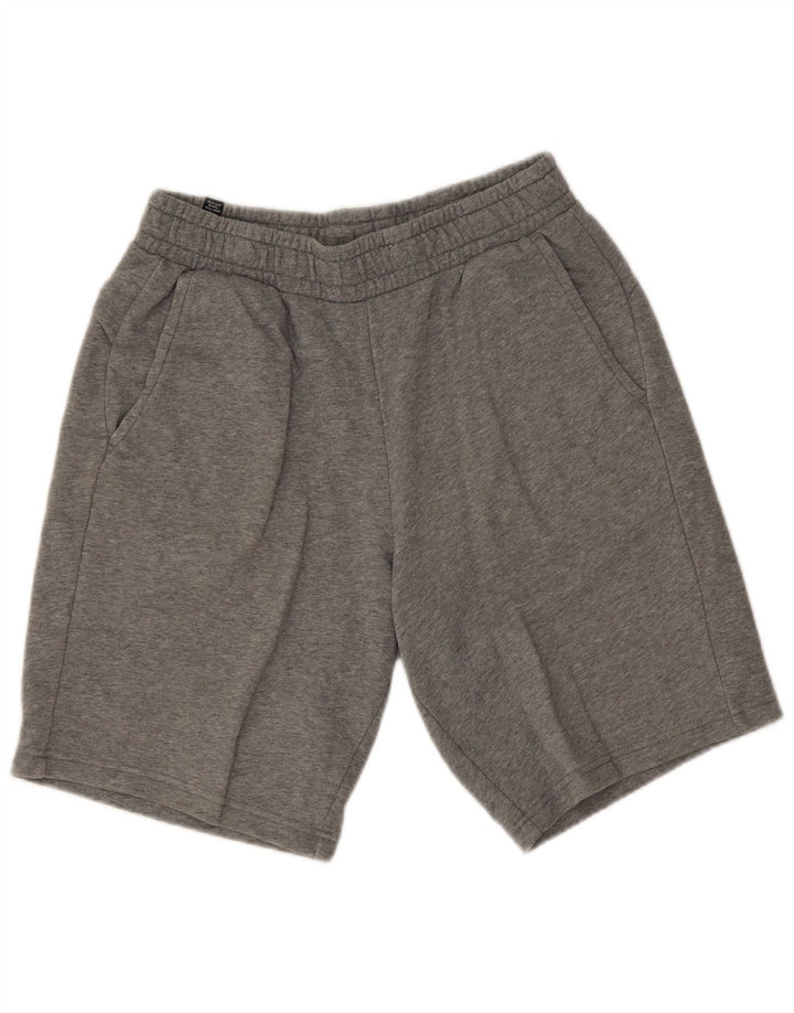 Pantalones cortos deportivos Puma para hombre de algodón gris medio