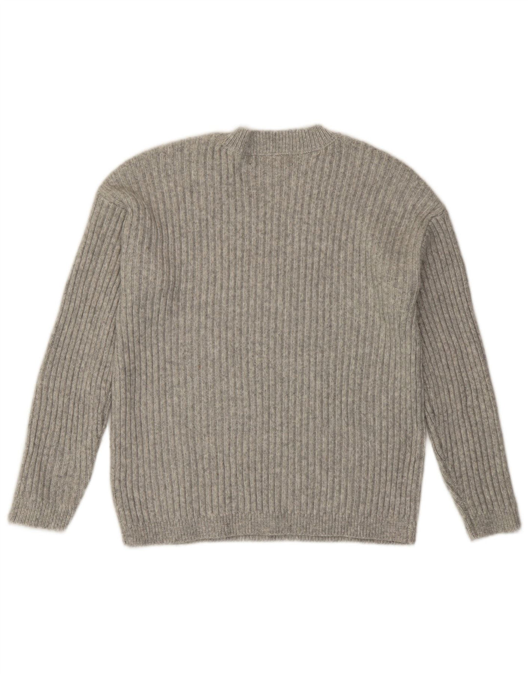 Marks & Spencer Suéter de Cuello Redondo para Mujer UK 10 Small Gris