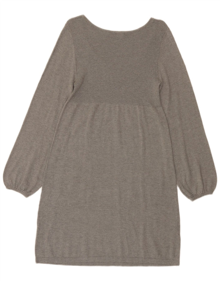 Vestido tipo jersey para mujer Oasis UK 44 Algodón gris grande