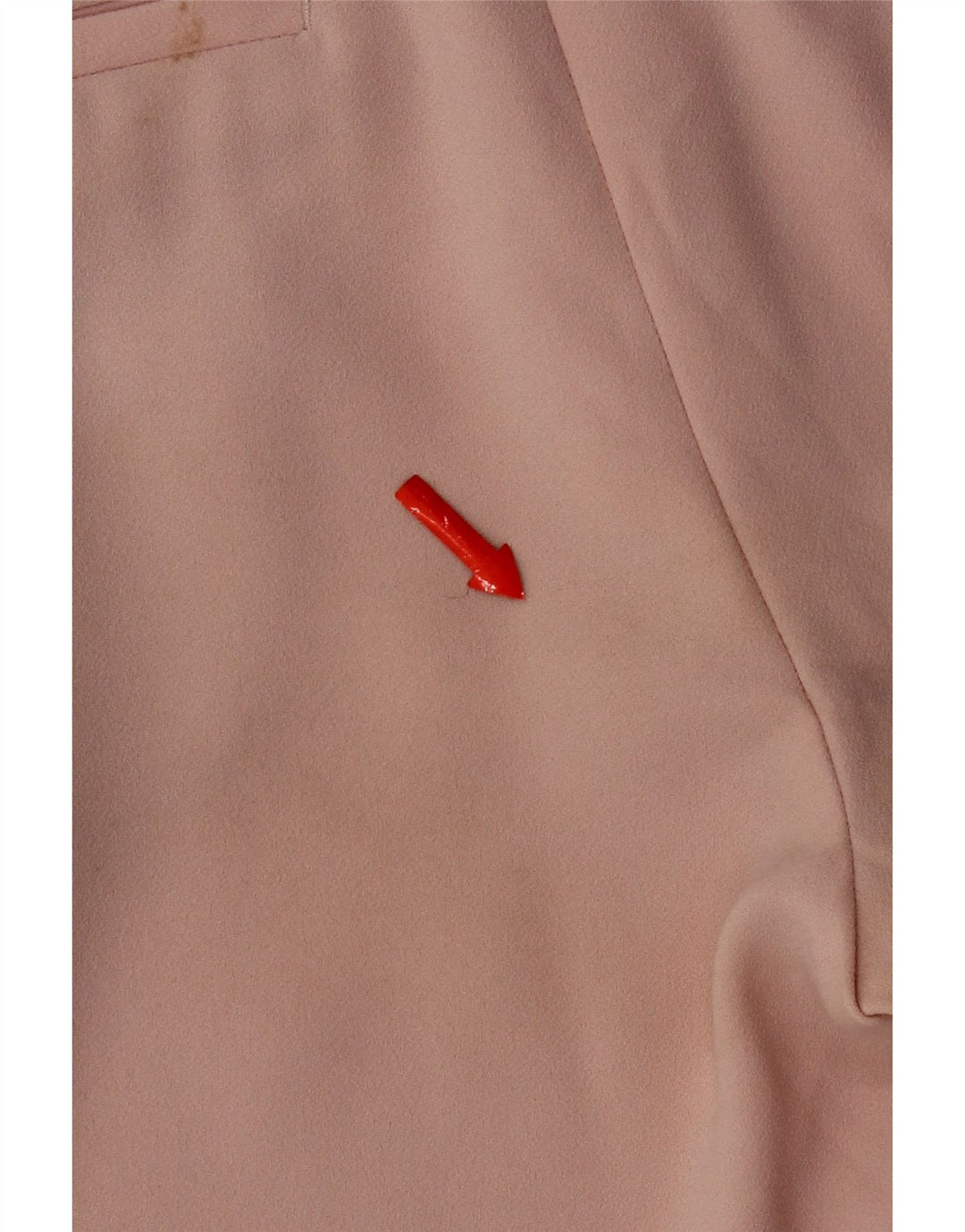 Zara Mujer Pantalón Chino Slim Small W27 L26 Poliéster Rosa