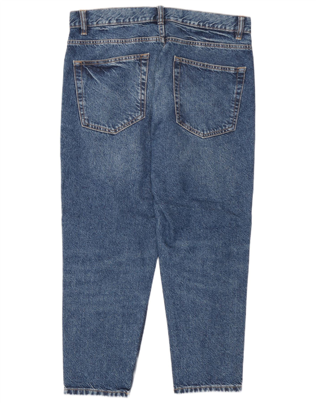 Zara Vaqueros recortados para hombre EU 46 XL W36 L25 Azul