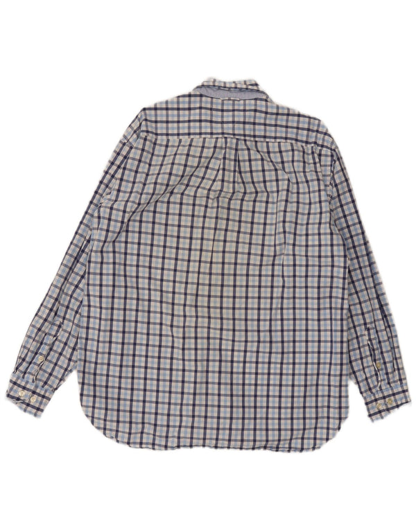 Camisa Tommy Hilfiger de corte regular para hombre, talla grande, a cuadros azules