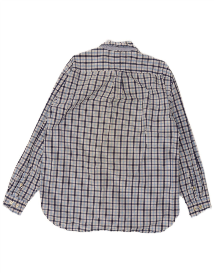 Camisa Tommy Hilfiger de corte regular para hombre, talla grande, a cuadros azules