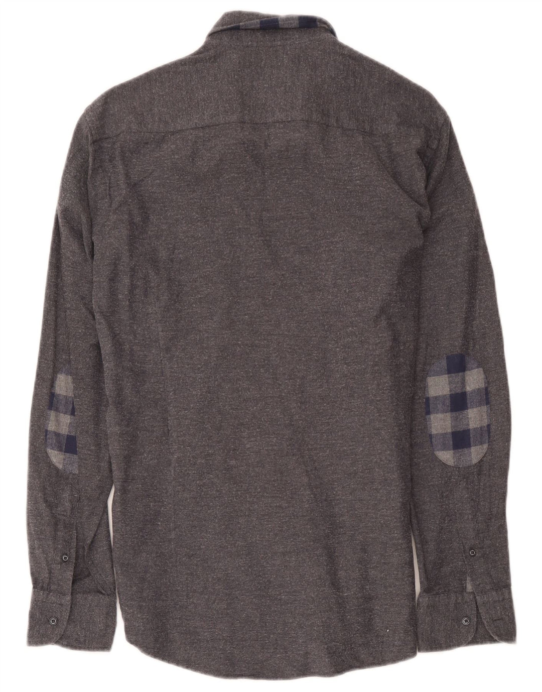 Camisa Massimo Dutti Hombre Large Gris Espiga