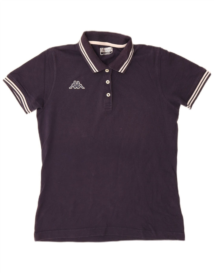 Kappa Polo Slim para Mujer 2XL Azul Marino Rayas