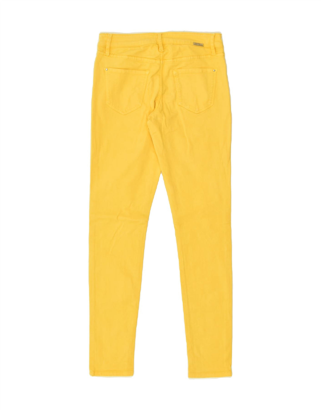 MASSIMO DUTTI Womens Skinny Jeans EU 36 Small W26 L29 Yellow | Vintage Massimo Dutti | Thrift | Second-Hand Massimo Dutti | Used Clothing | Messina Hembry 