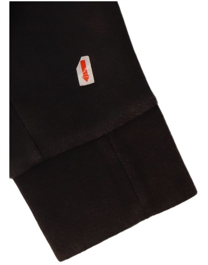 Adidas - Sudadera con capucha y cremallera para hombre, tamaño pequeño, algodón a rayas, color negro