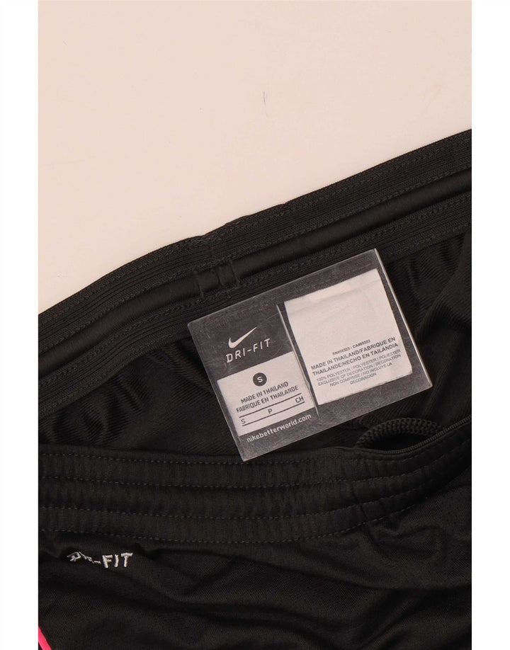 Nike - Pantalones cortos deportivos Dri Fit para mujer, talla 10, poliéster gris pequeño