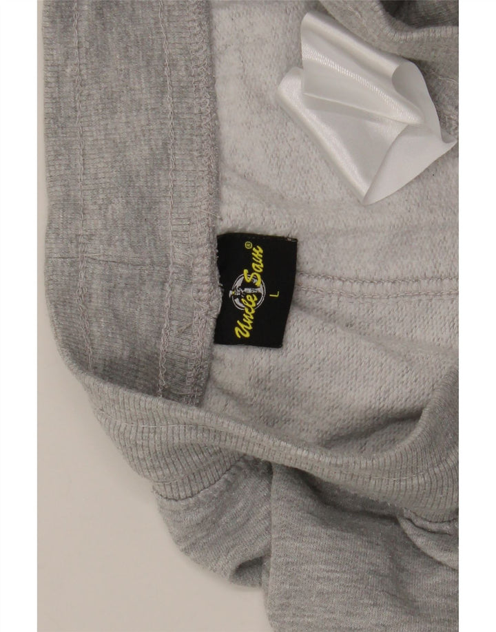 Tío Sam Pantalones De Chándal Con Gráfico Para Hombre Joggers Grandes Grises Moteados