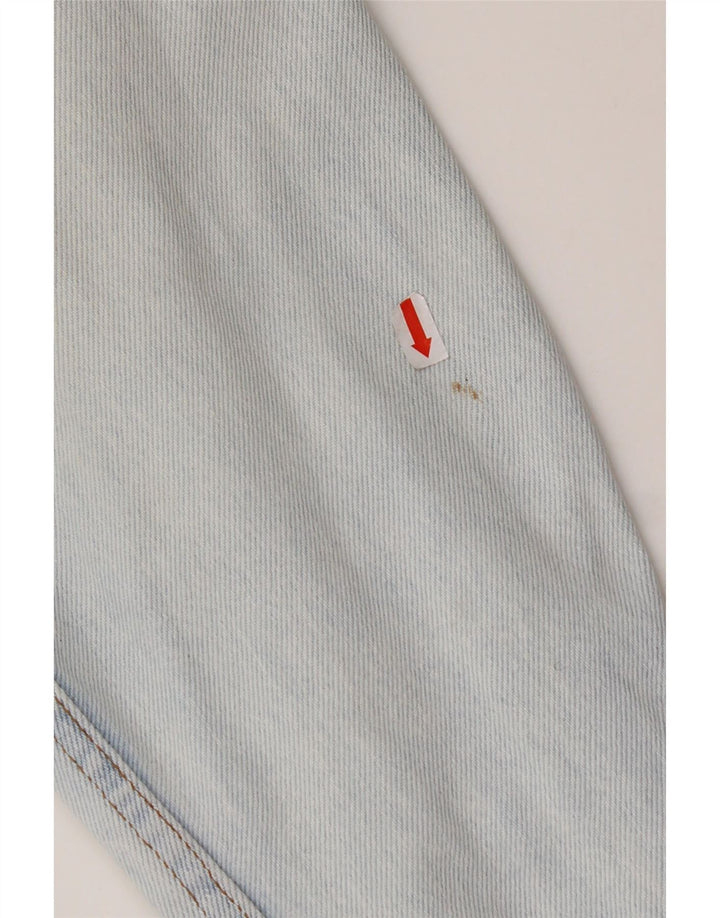 RIFLE Chaqueta vaquera extragrande para mujer UK 10 Small Blue Cotton