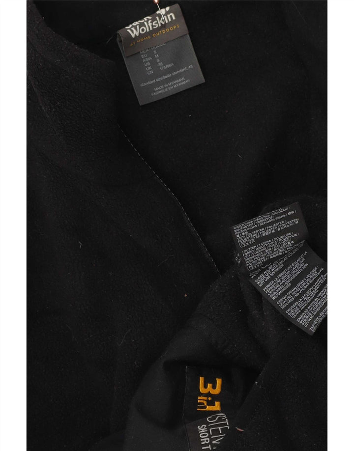 Chaqueta polar con forro para hombre Jack Wolfskin UK 38 Small Black Poliéster
