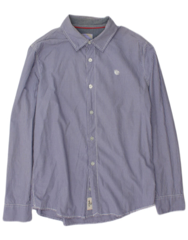 Camisa de corte estándar para hombre de Fat Face de algodón a rayas azules grandes