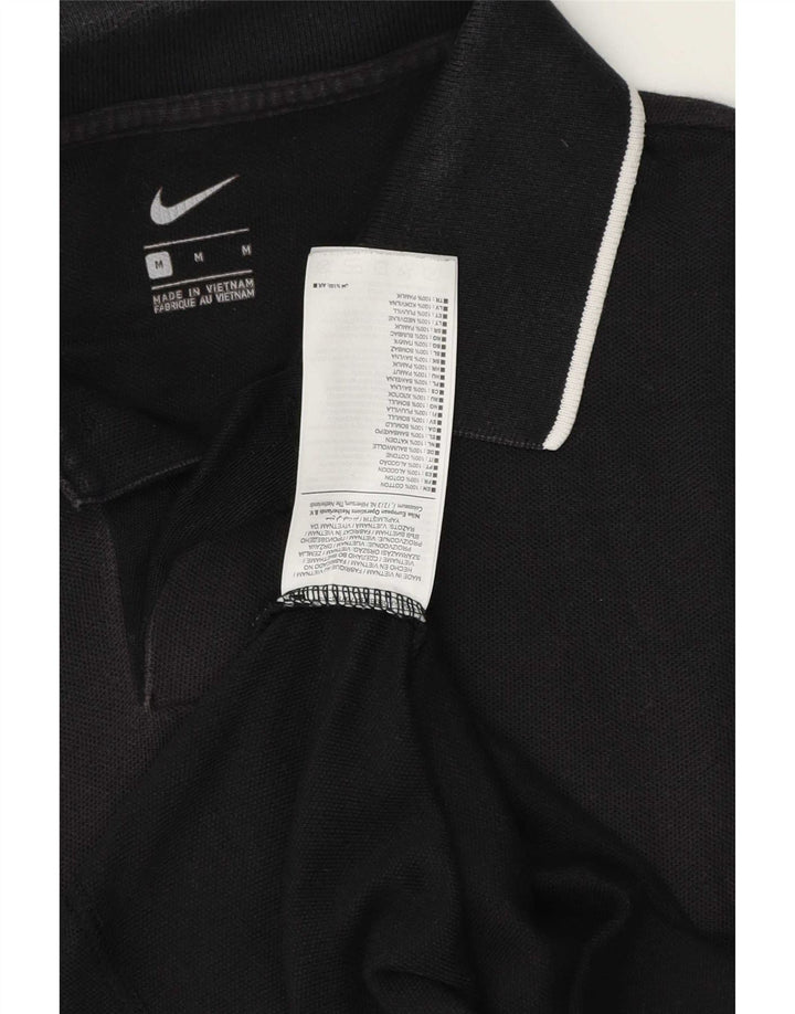 Polo Nike Hombre De Algodón A Rayas Negro Mediano