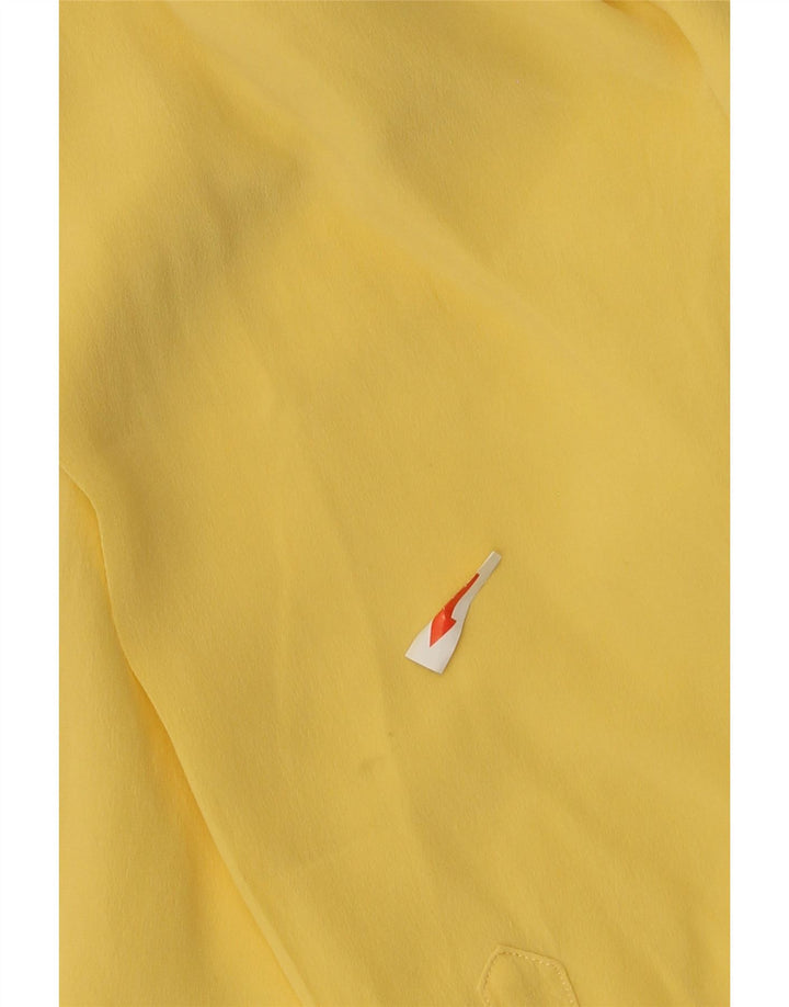 Camisa Vintage Mujer IT 50 XL Seda Amarilla