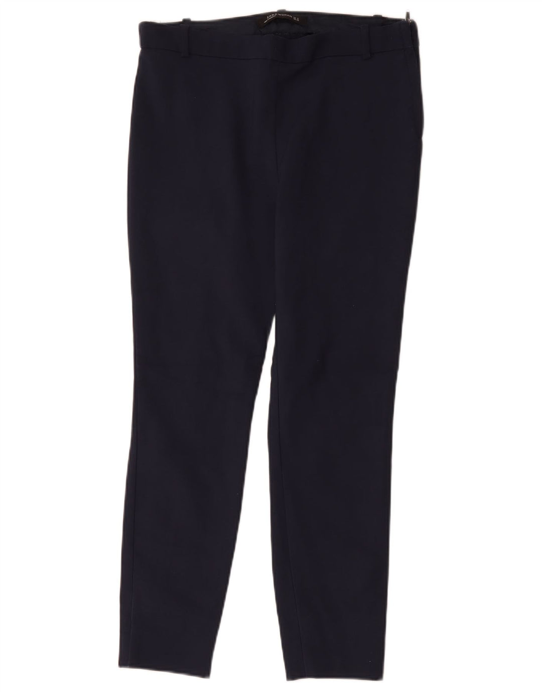 Zara Mujer Pantalón Casual Slim Medium W28 L26 Azul Marino