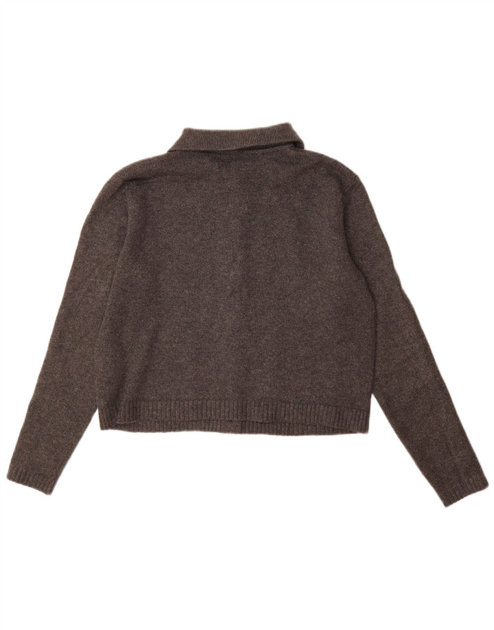 Marks & Spencer - Cárdigan para mujer, talla 10, poliéster gris pequeño