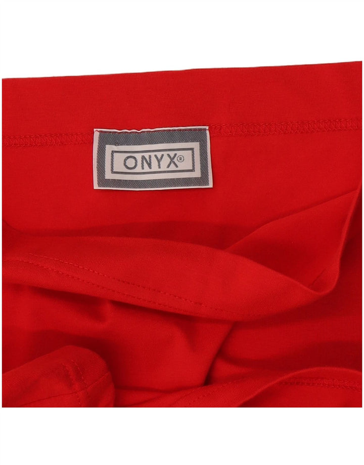 Falda Lápiz Mujer Onyx W30 Rojo Mediano