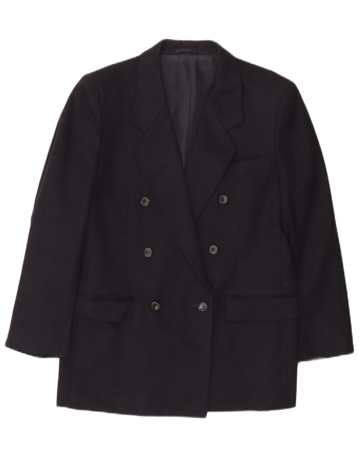 Aquascutum Chaqueta tipo blazer con doble botonadura para hombre UK 36 Small Azul marino