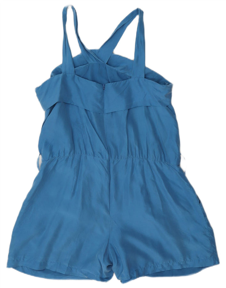 Mono corto para mujer Reiss UK 12 Seda azul mediana