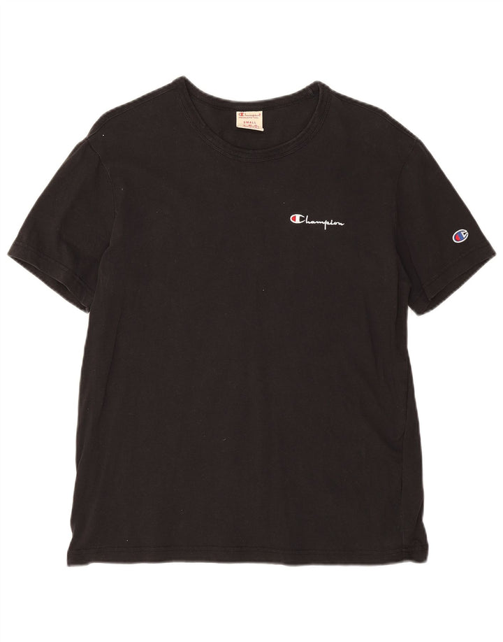 Champion Camiseta gráfica para hombre Top Small Black Cotton