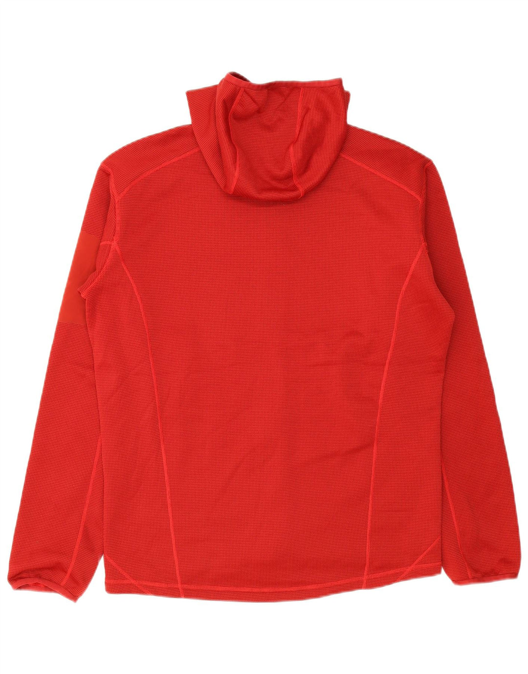 Berghaus Chaqueta de chándal con capucha para hombre, talla grande, color rojo manchado