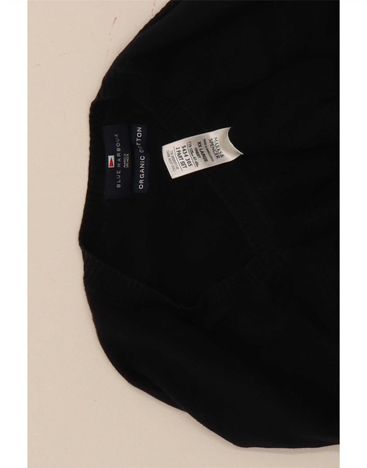 Marks & Spencer - Camiseta sin mangas para hombre, color azul marino, 2XL, algodón azul marino