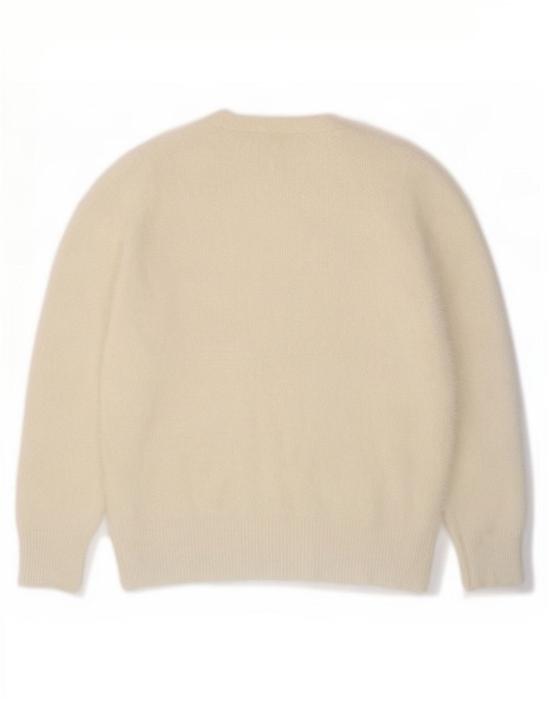 Marks & Spencer Suéter con Cuello en V para Mujer UK 46 Large Off White