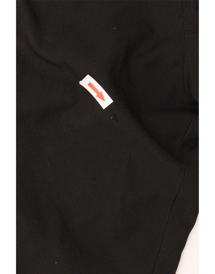 Marks & Spencer Pantalón de traje recto para hombre W40 L29 Poliéster negro