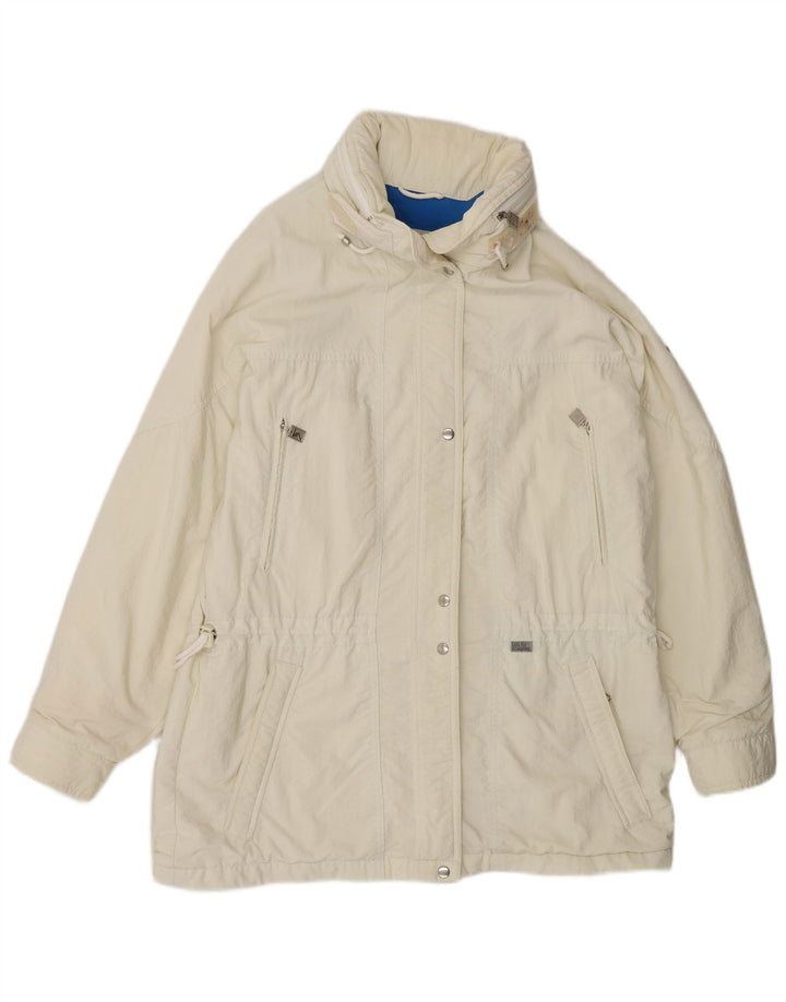 Schoffel Chaqueta cortavientos para mujer IT 42 Medium Off White Poliamida