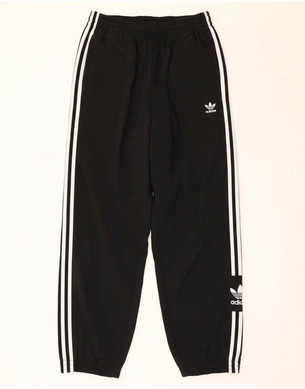 Adidas Mujer Graphic Chándal Pantalones Joggers UK 40 XL Poliéster Negro