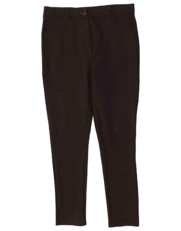 Zara Mujer Pantalón Casual Pitillo XL W36 L28 Viscosa Negro