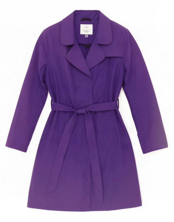 Marks & Spencer Gabardina para mujer UK 40 Poliéster morado medio