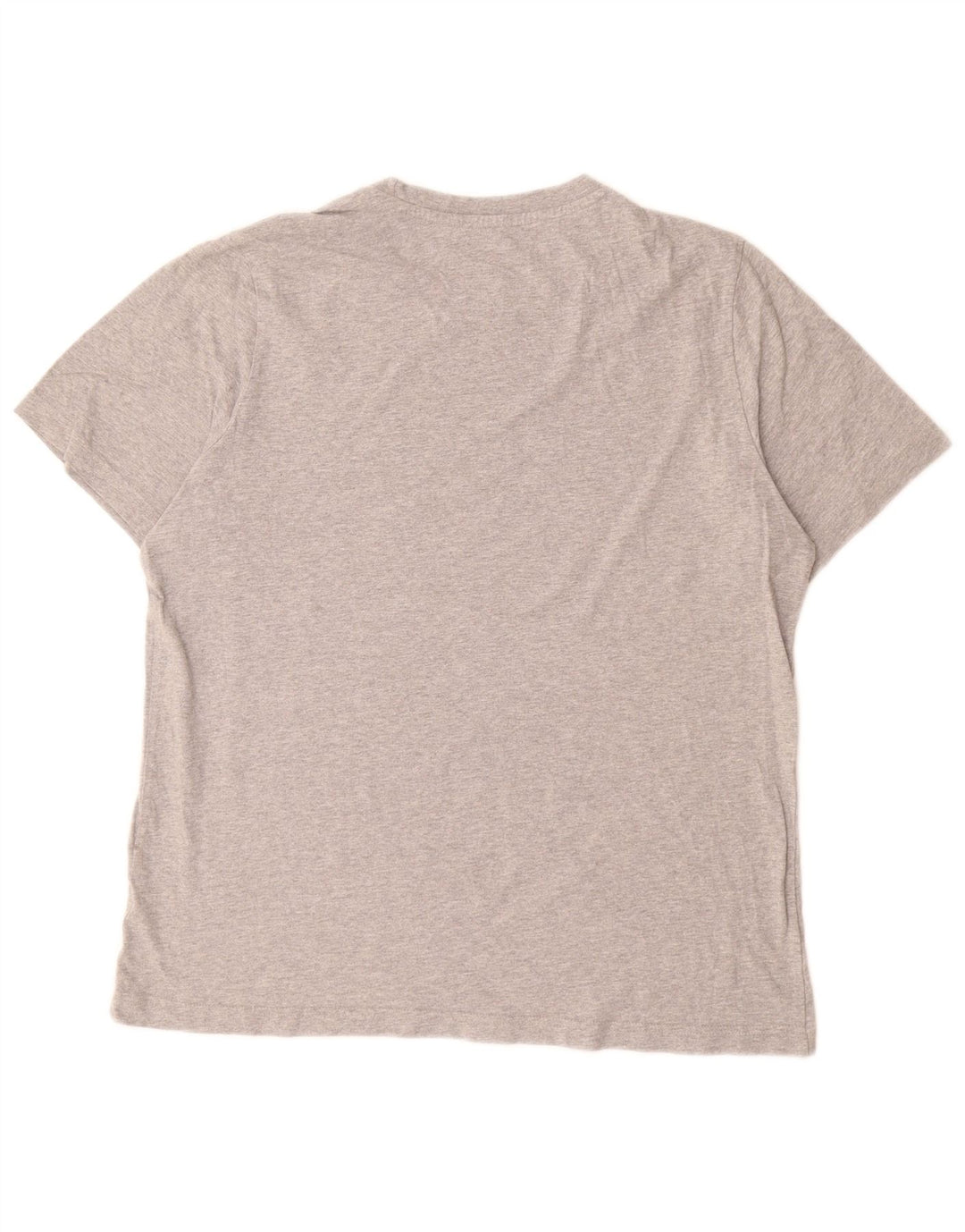 Adidas Hombre Camiseta Gráfica Top Gris Medio